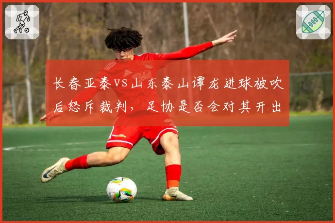 长春亚泰vs山东泰山谭龙进球被吹后怒斥裁判，足协是否会对其开出罚单？